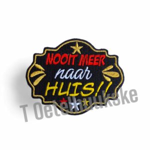 Oeteldonk embleem nooit meer