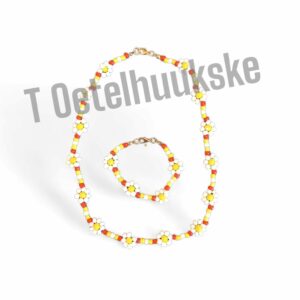 Oeteldonks setje met bloemen kids