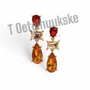 Oeteldonkse strass oorbellen