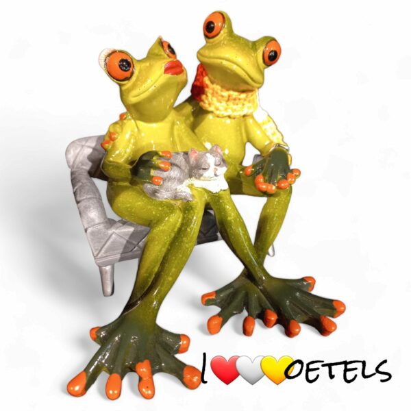 I Love Oetels bank met poes