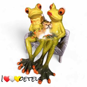 I Love Oetels bank met hond