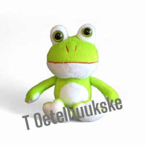 Kikker plush licht groen