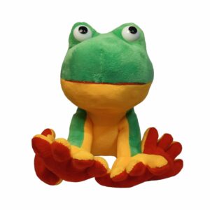 Oeteldonk kikker plush rode poten