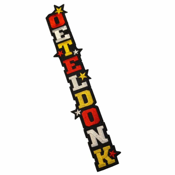 Oeteldonk embleem tekst met sterren