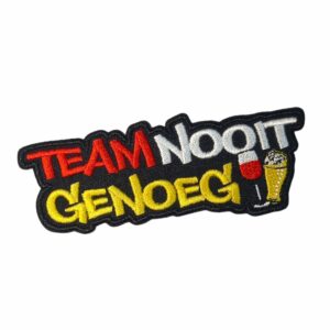 Oeteldonk embleem team nooit genoeg