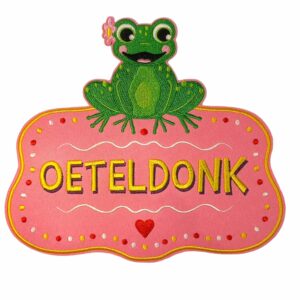 Oeteldonk rugembleem roze