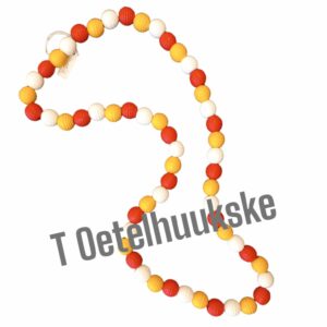 Oeteldonkse ketting houten kralen