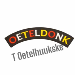 Oeteldonk rugembleem tekst 3D