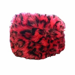 Bont muts roze panter