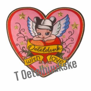 Oeteldonk rugembleem with Love