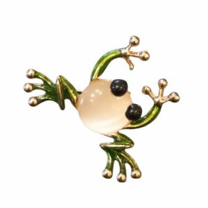 Kikker broche parellijf