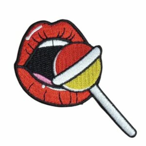 Oeteldonk embleem lips met lolly