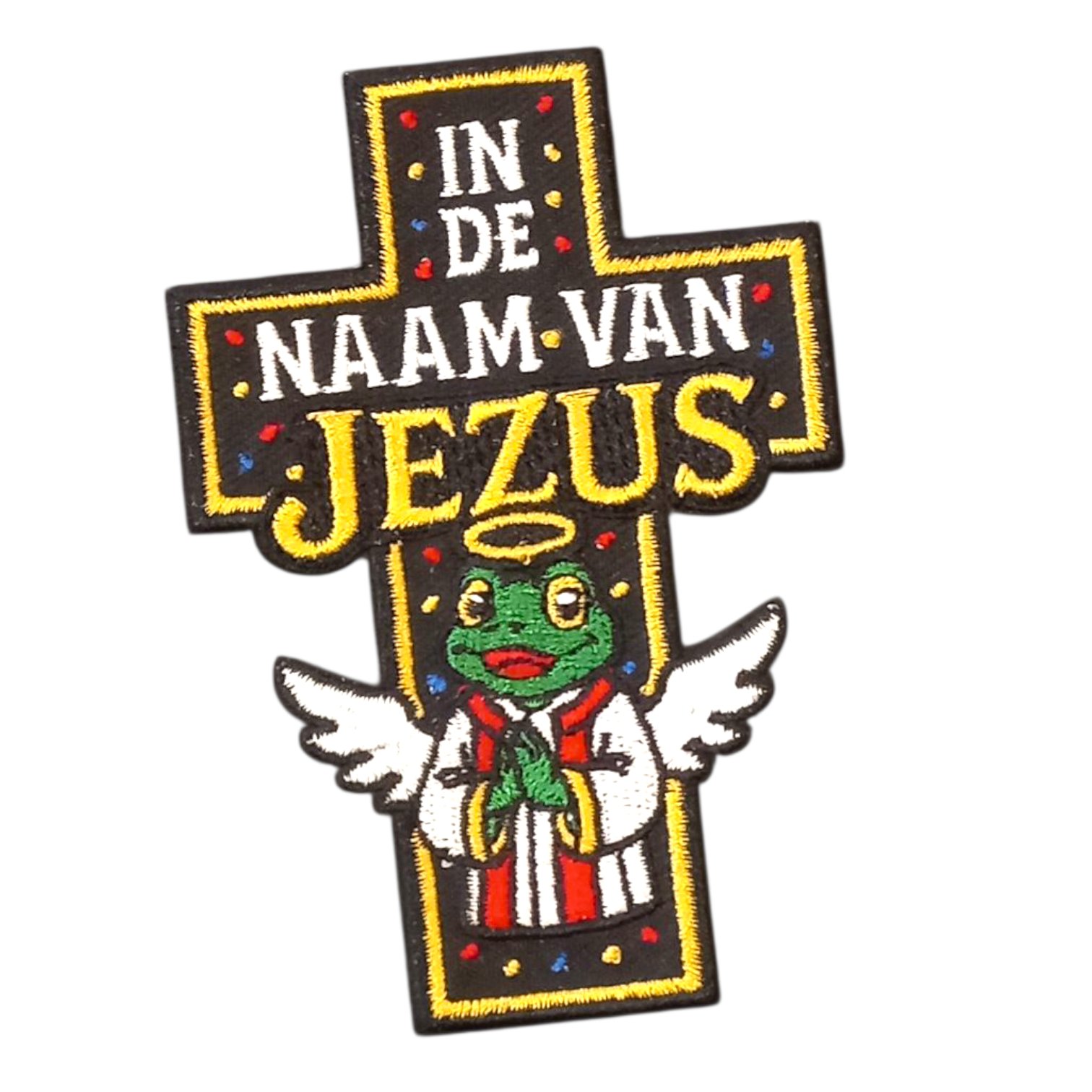 Oeteldonk embleem in de naam van jezus