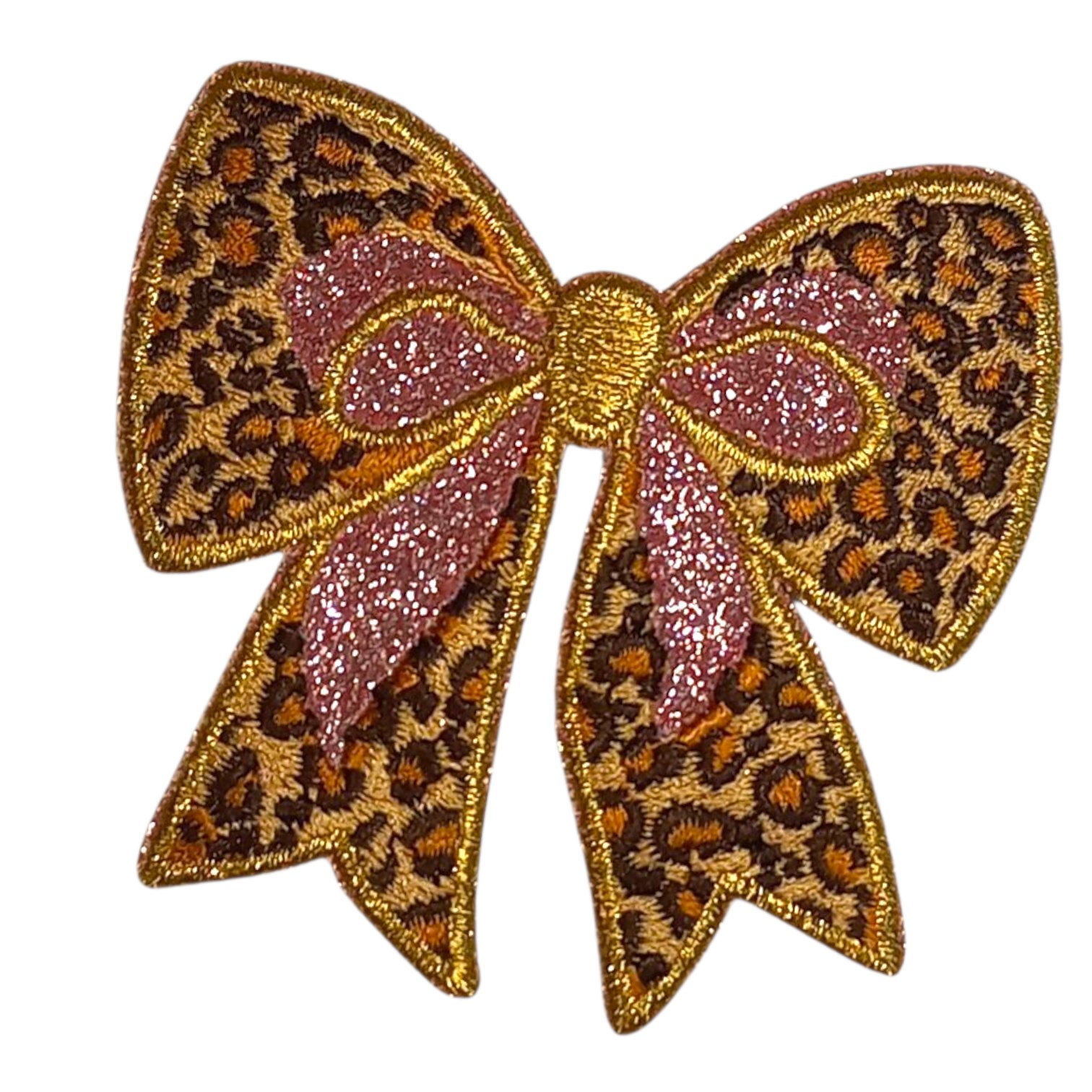 Oeteldonk panterstrik met glitter