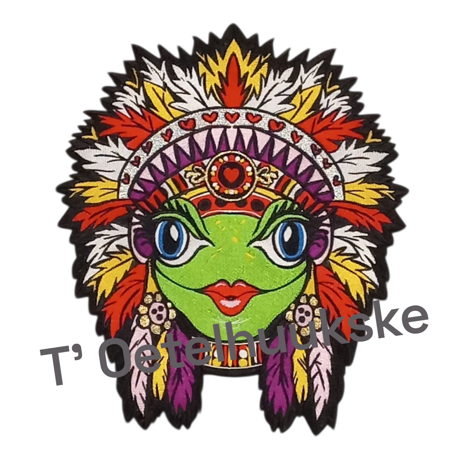 Oeteldonkse indiaan dame