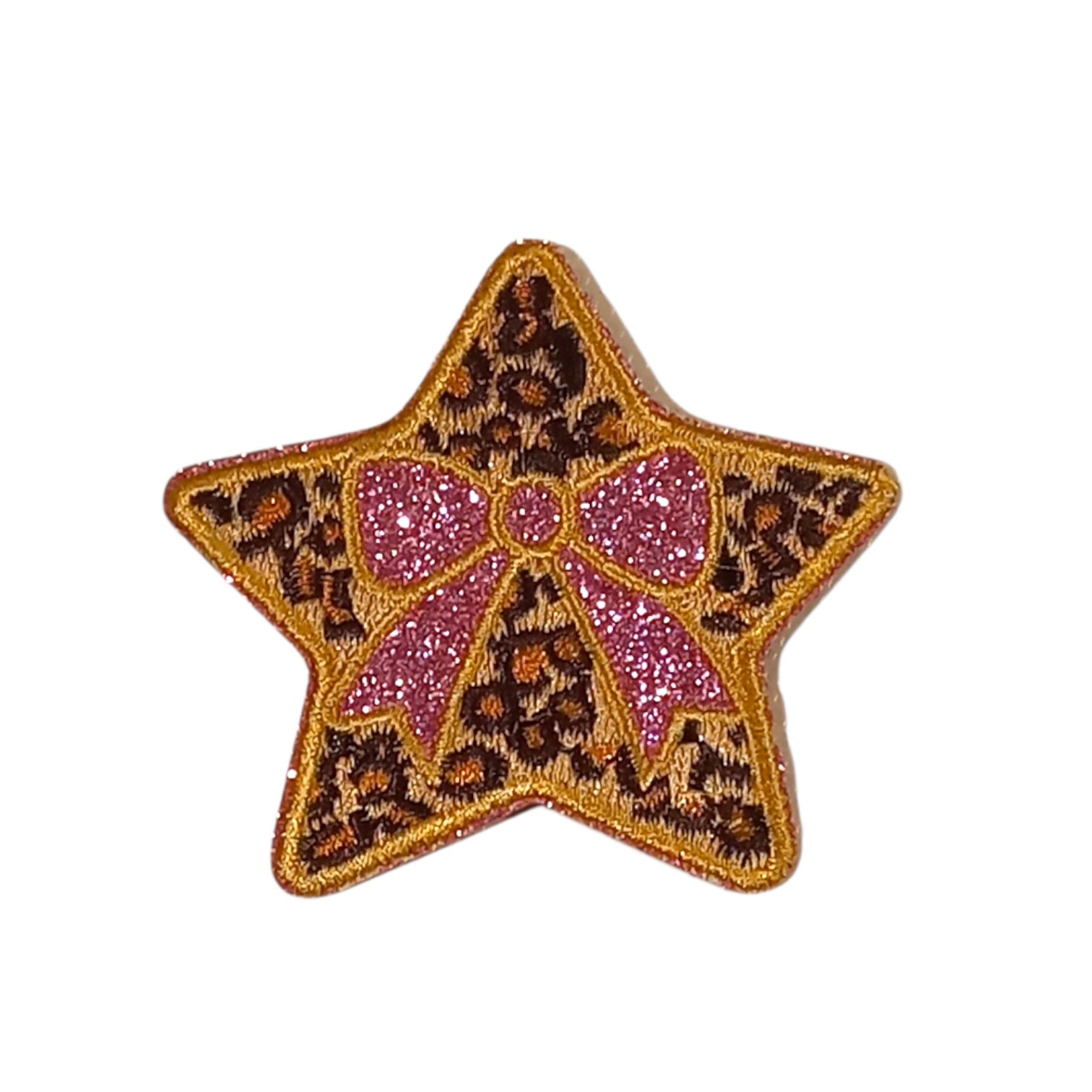 Oeteldonk embleem ster met roze strik