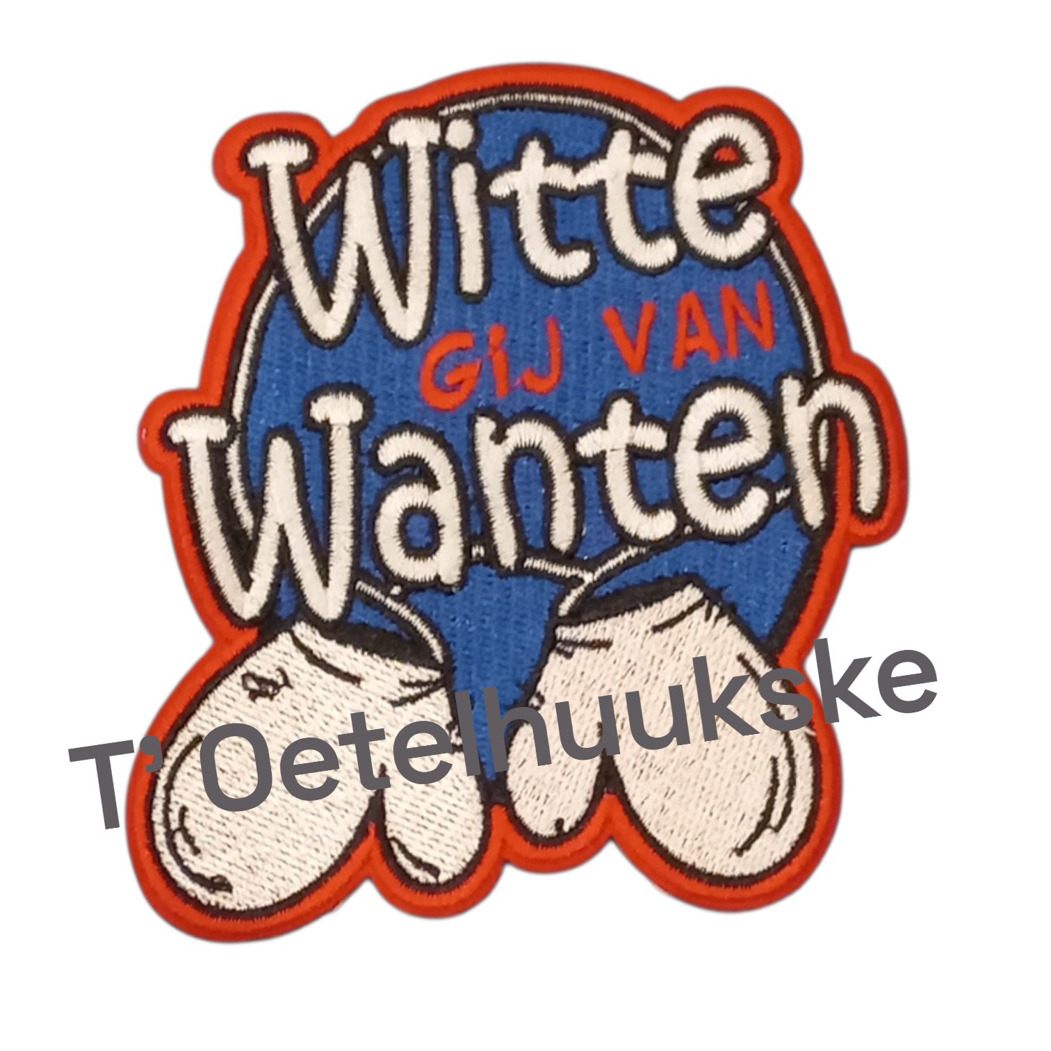 Oeteldonk embleem Witte gij van wanten