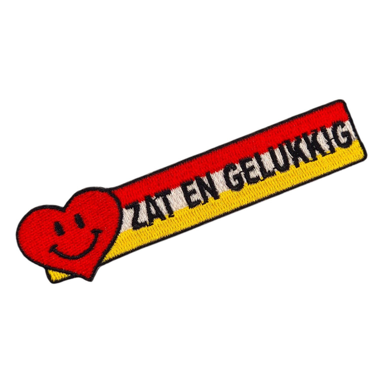 Oeteldonks embleem strook zat en gelukkig