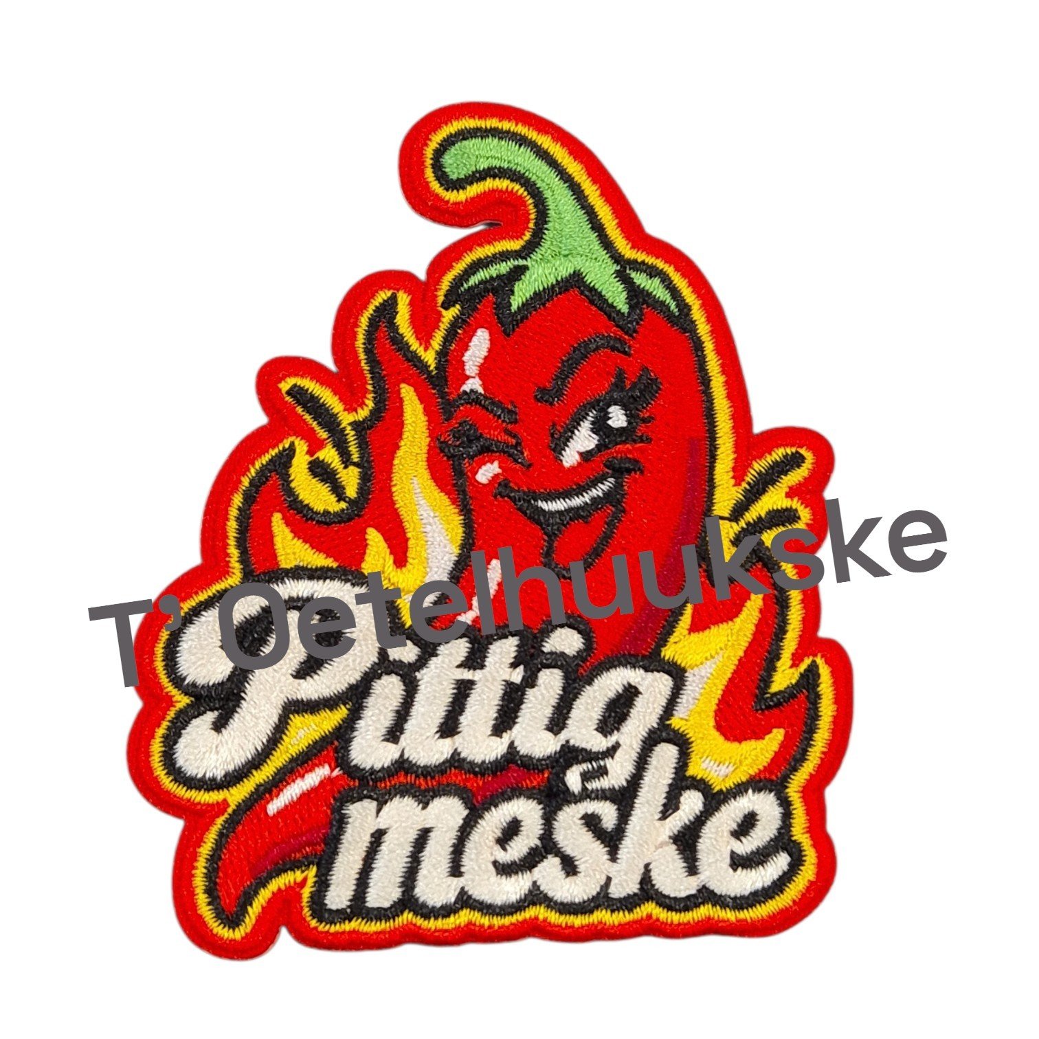 Oeteldonk embleem Pittig meske