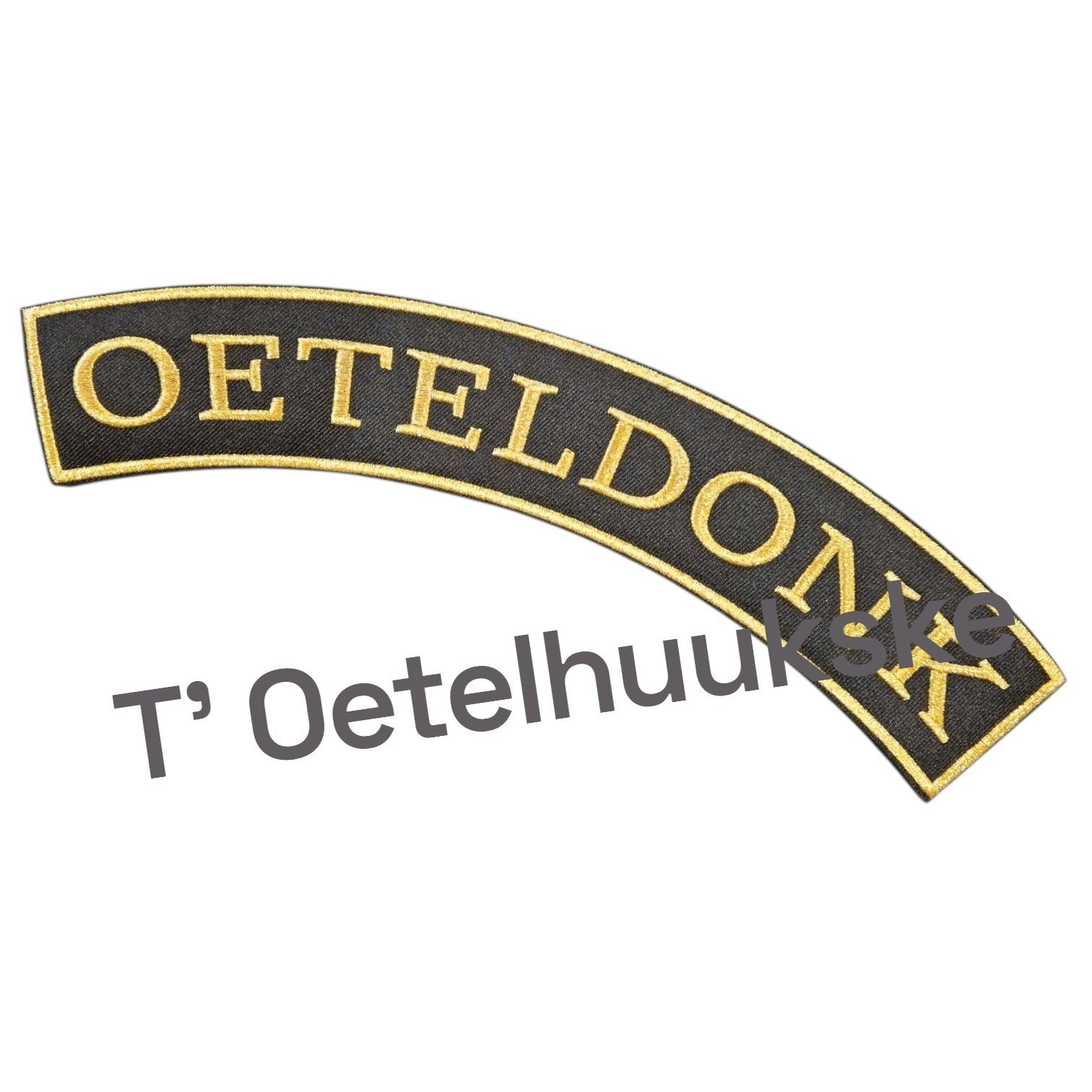 Oeteldonk rugembleem tekst goud